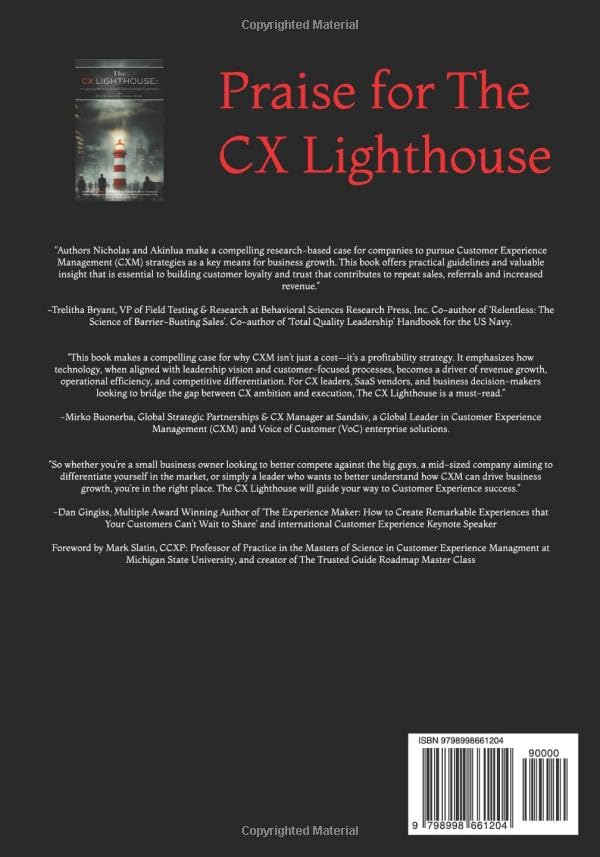 The CX Lighthouse Book - Back